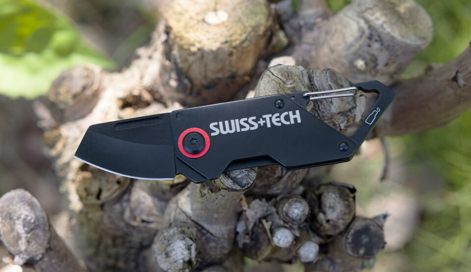 SwissTech 420HC Mini Karabina Katlanır Bıçak